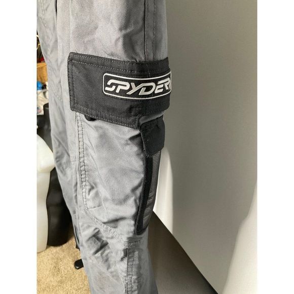 Spyder Mens  XTL Gray Ski Pants Thinsulate Insulation Medium - Picture 3 of 10